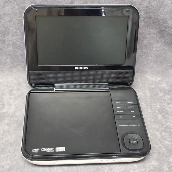 Philips 7" Portable DVD Player PD703 / 37 & Travelling Carrying Case - Picture 15 of 15
